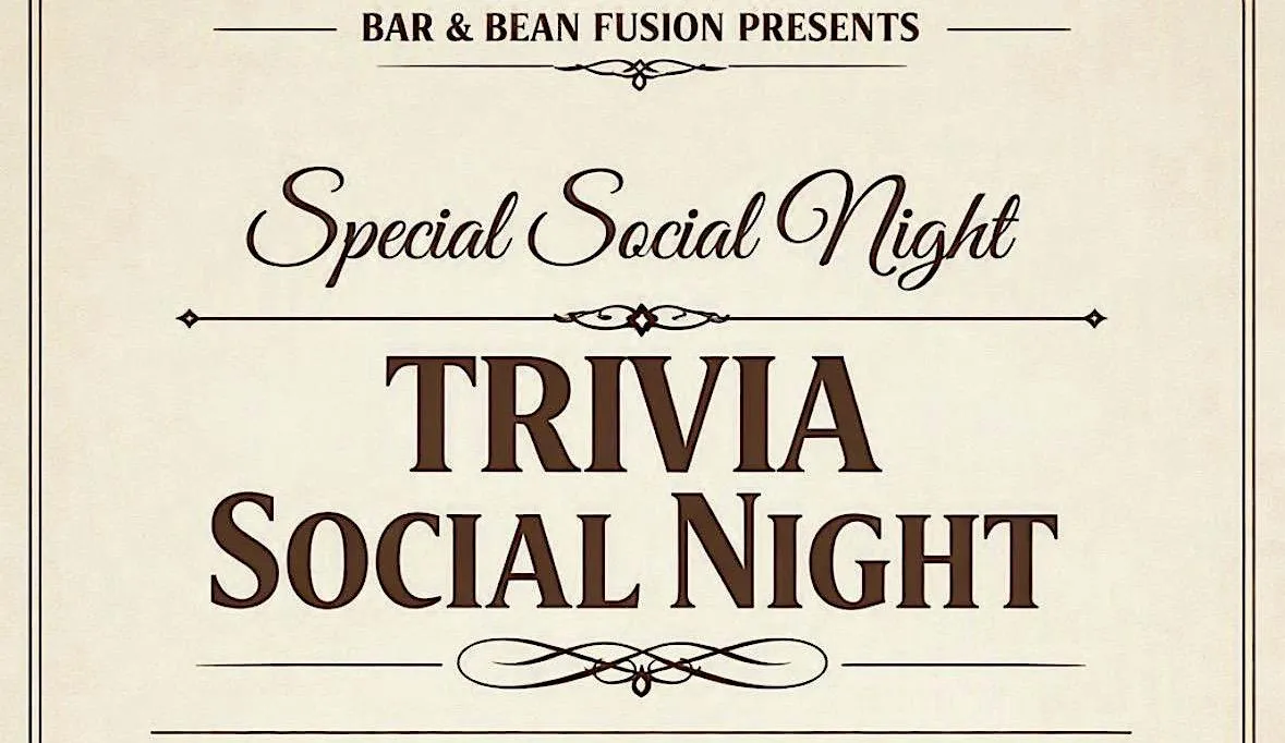 Trivia Social Night at The Bar & Bean Fusion